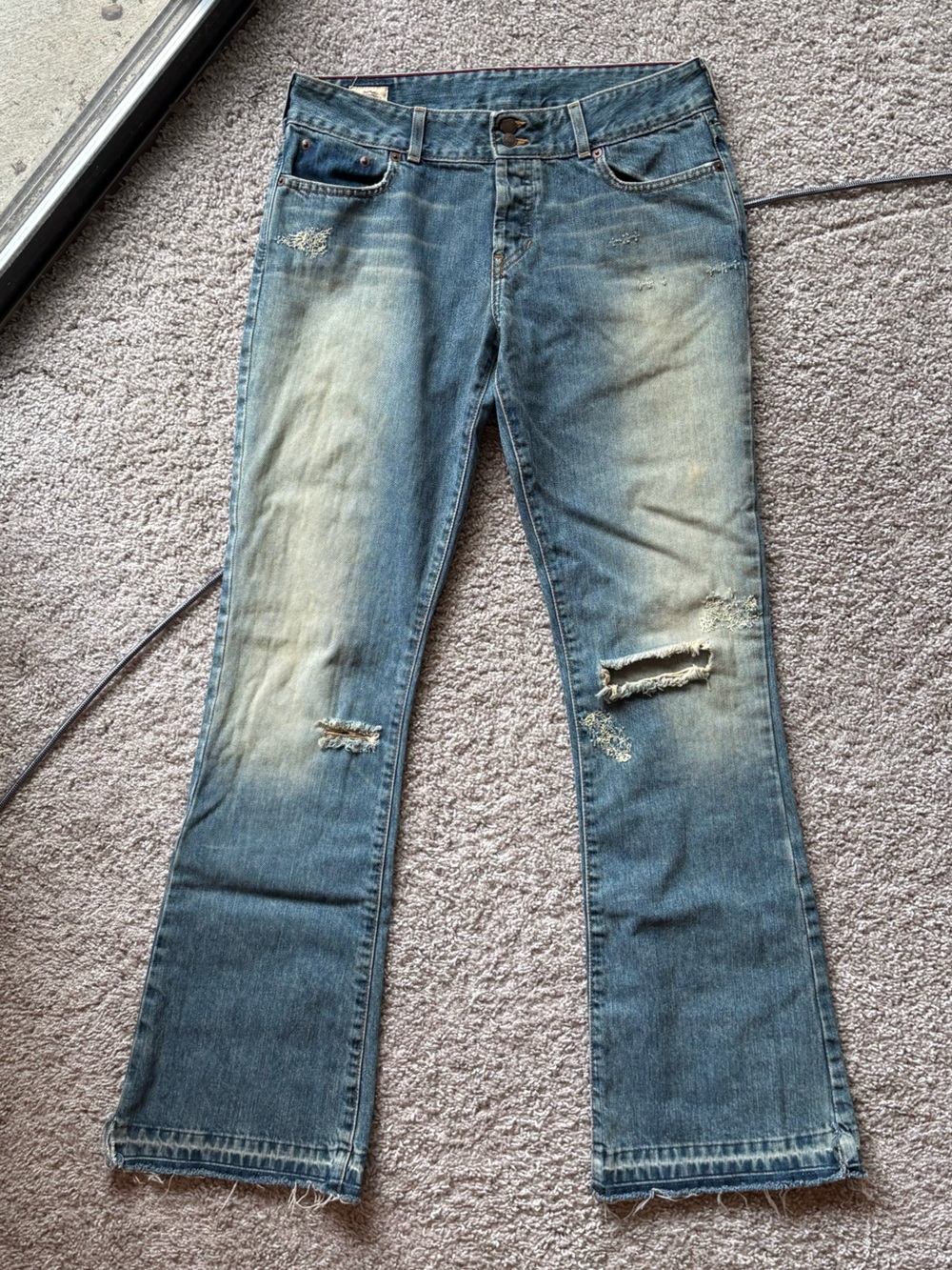 y2k Abercrombie & Fitch low rise jeans sz 6